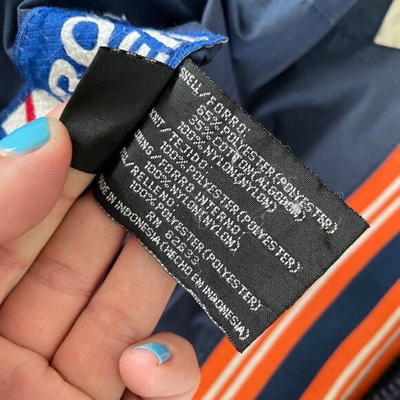 Vintage Pro Player NFL Experience Chicago Bears Football Coat Jacket Large Rever - Picture 8 of 8